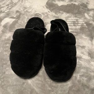 Black Ugg slippers